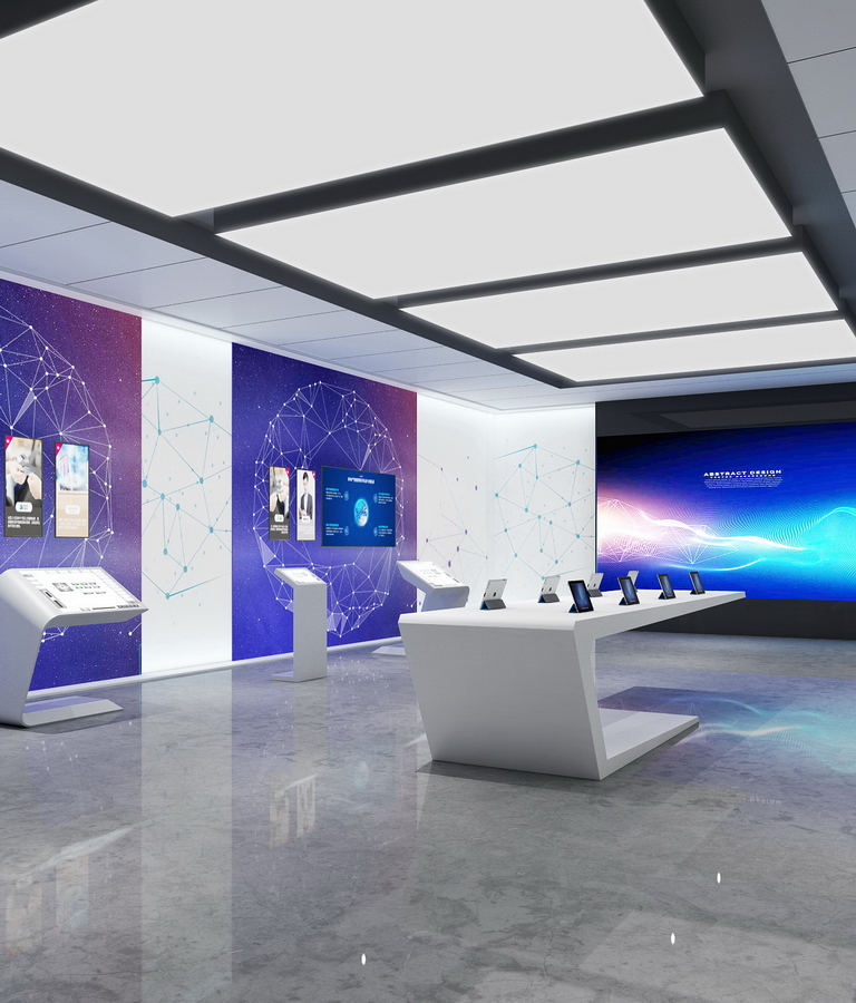 明源雲辦公樓設計裝修 展區 -pc