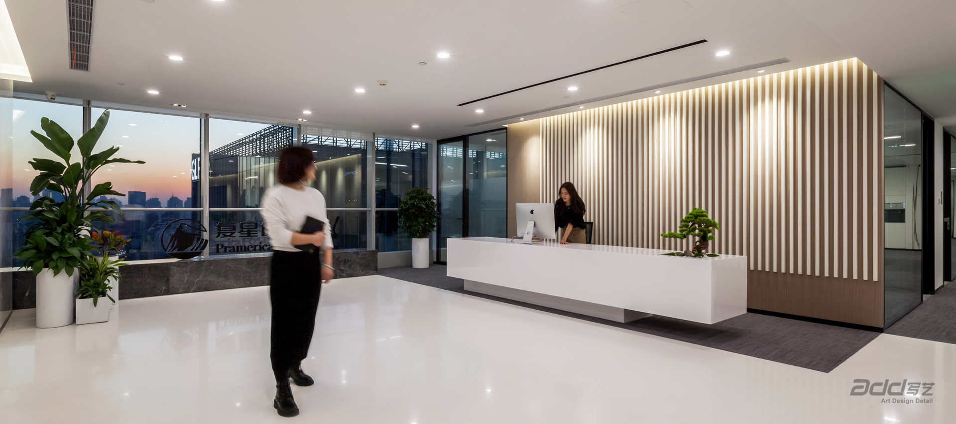 複星保德信辦公室設計 前廳實景圖-pc
